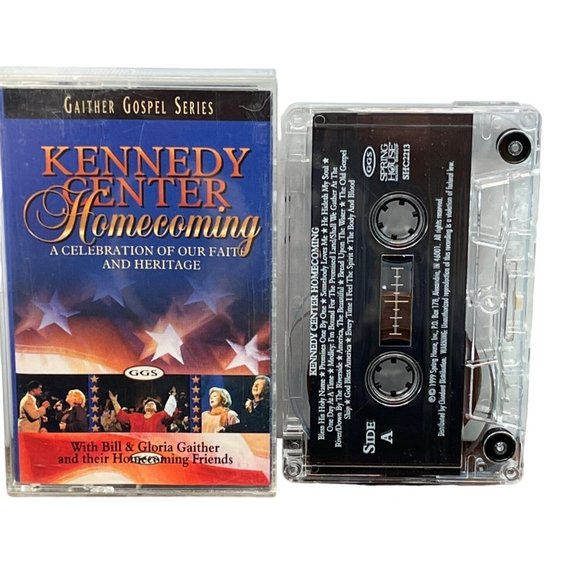 Bill & Gloria Gaither Kennedy Center Homecoming Cassette Tape Christian 1999 - Picture 1 of 4